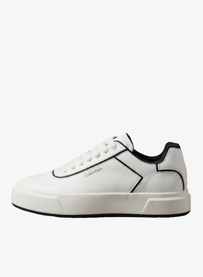CALVIN KLEIN Leather Cupsole Trainers - Image 2