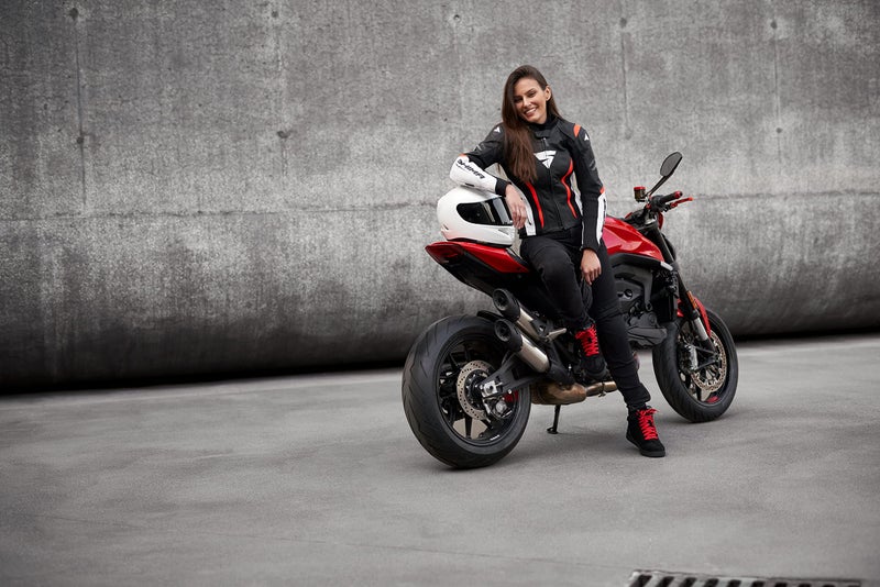 SHIMA SX-2 EVO Lady Motorcycle Shoes for Women - Breathable, Reinforced Leather Street Riding Shoes with Ankle Support, Anti-Slip Sole, Gear Pad (Blue, 7,5) - Image 4