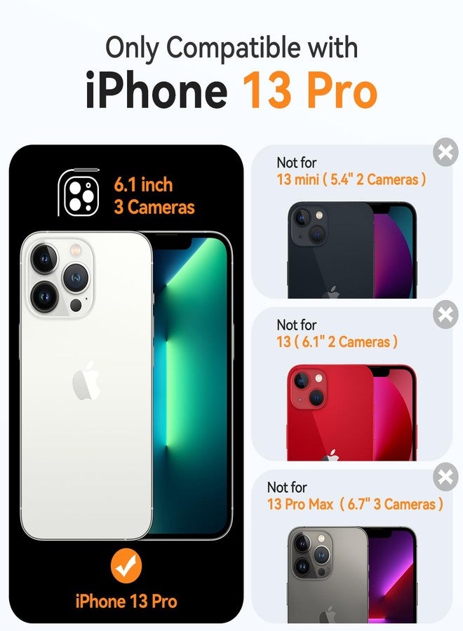 كانشن جراب مغناطيسي من CANSHN لهاتف iPhone 13 Pro (6.1 بوصة)، متوافق مع MagSafe، [حماية كاملة للكاميرا] جراب واقٍ مقاوم للصدمات، شفاف - Image 2