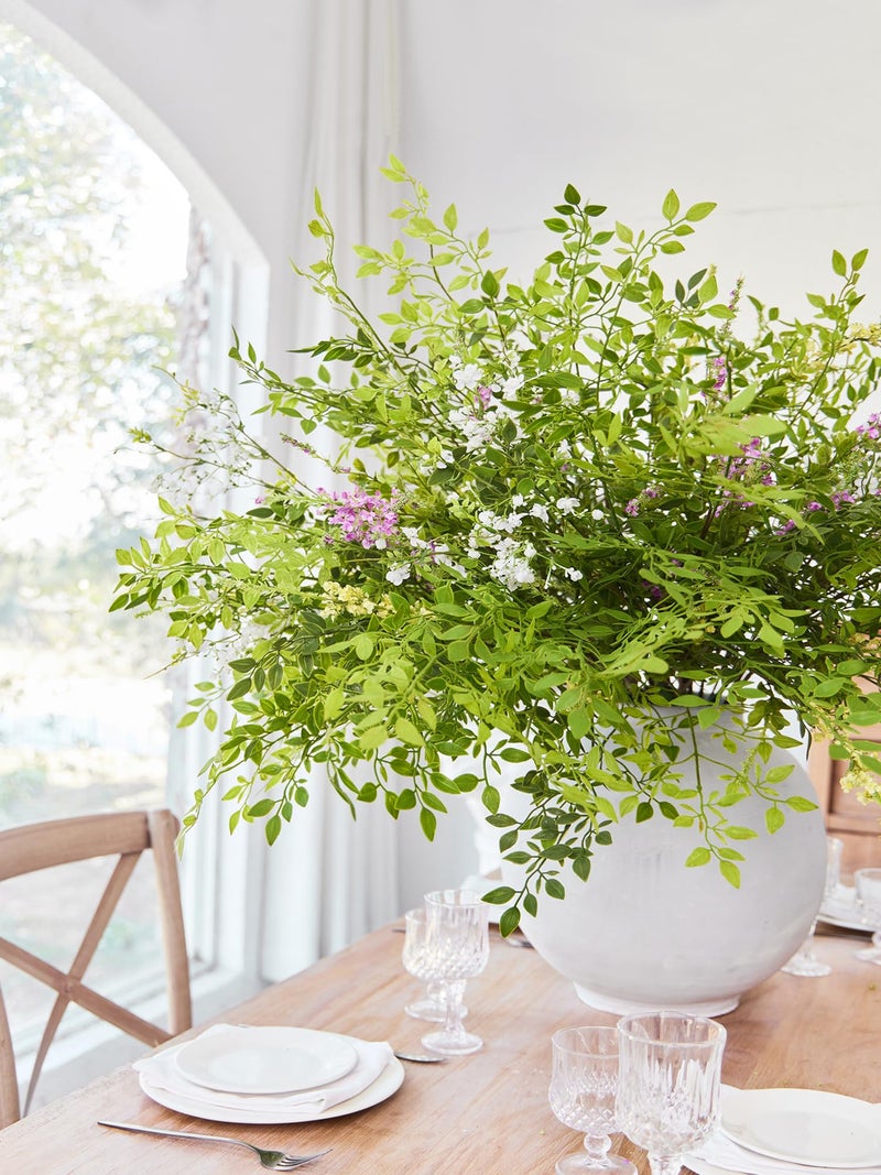 MISSPIN Artificial Flowers with Greenery Stems Faux Plants Indoor Branches for Tall Vase Ultra-Realistic, 12 Pcs Wedding Centerpieces, Home Decor & DIY Bouquets - Image 3