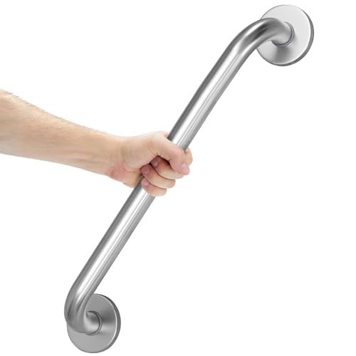 AmazerBath Grab Bars for Bathtubs and Showers Anti Slip, 24" L x 1.25" D, Handicap Grab bar Stainless Steel, Shower Grab Bars for Seniors, Bathtub Handle Grab Bars for Bathroom Holds 500LBS - Image 1