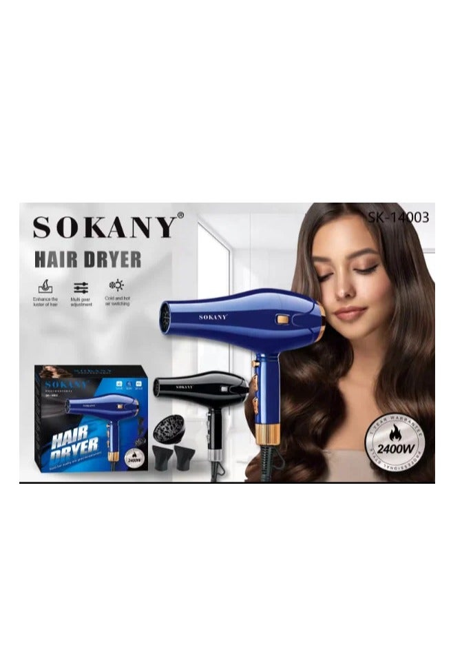 Sokany Hair Dryer 2200W – Model SK-14003 - Image 2