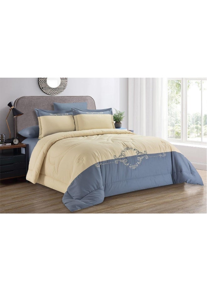 Cannon 6-Piece Floral Pattern King Comforter Set Assorted Color 35 x 60 x 50 cm CN CK6PCTFLEMB - Image 2