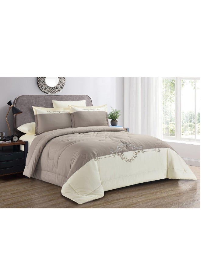 Cannon 6-Piece Floral Pattern King Comforter Set Assorted Color 35 x 60 x 50 cm CN CK6PCTFLEMB - Image 5