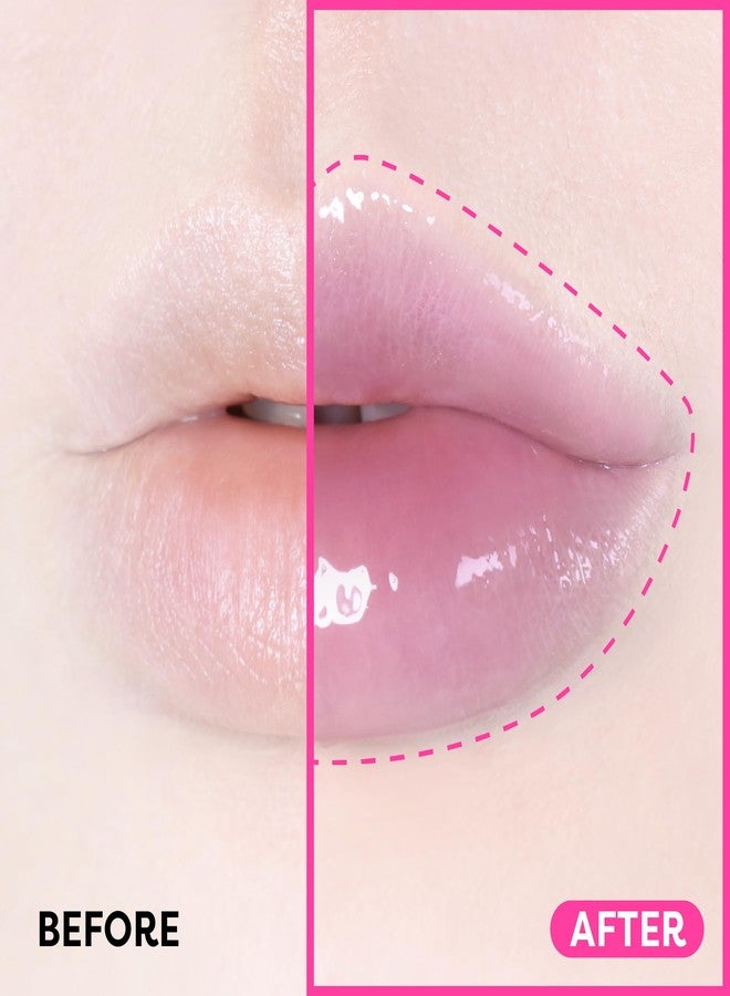COLORGRAM FRUITY GLASS GLOSS 03 GIGGLE STRAWBERRY | Non-Sticky Glossy Lip Tint with Glass-Like Shine | Long-Lasting Hydrating Lip Gloss for Smooth & Plump Lips - Image 2