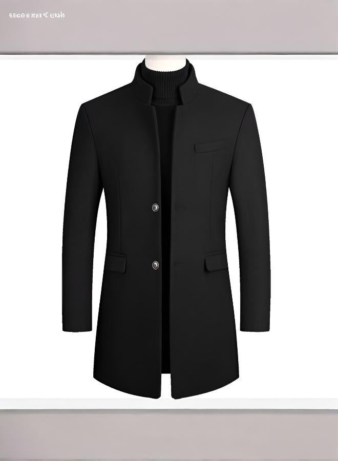 Italian Luxury Long Coat for Men - Image 1