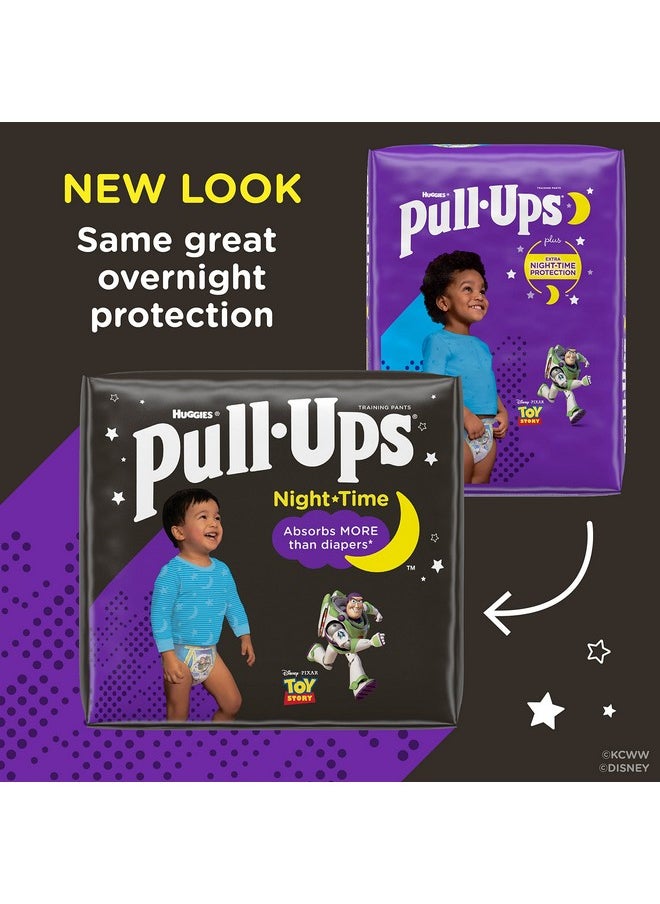 Pull-Ups Boys' Nighttime Potty Training Pants Training Underwear, 2T-3T, 21 Ct  - Image 2