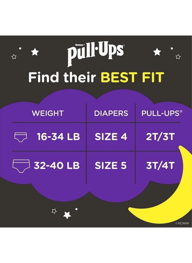 Pull-Ups Boys' Nighttime Potty Training Pants Training Underwear, 2T-3T, 21 Ct  - Image 5