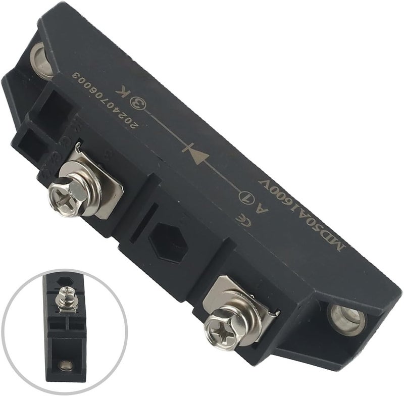 Anti-Reverse Diode Module MD100A 1600V Solar PV Array, Battery Charging Discharging & DC Cabinet, High Current Rectifier Photovoltaic Combiner Box(MD50A) - Image 4