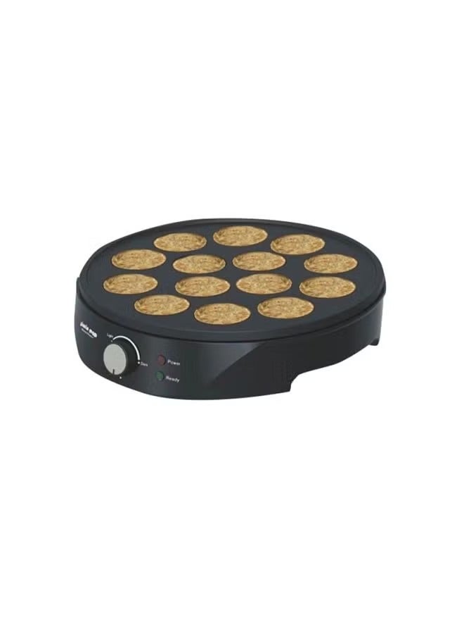 Denx Pancake Maker 1000W Black 14 pieces - Image 2