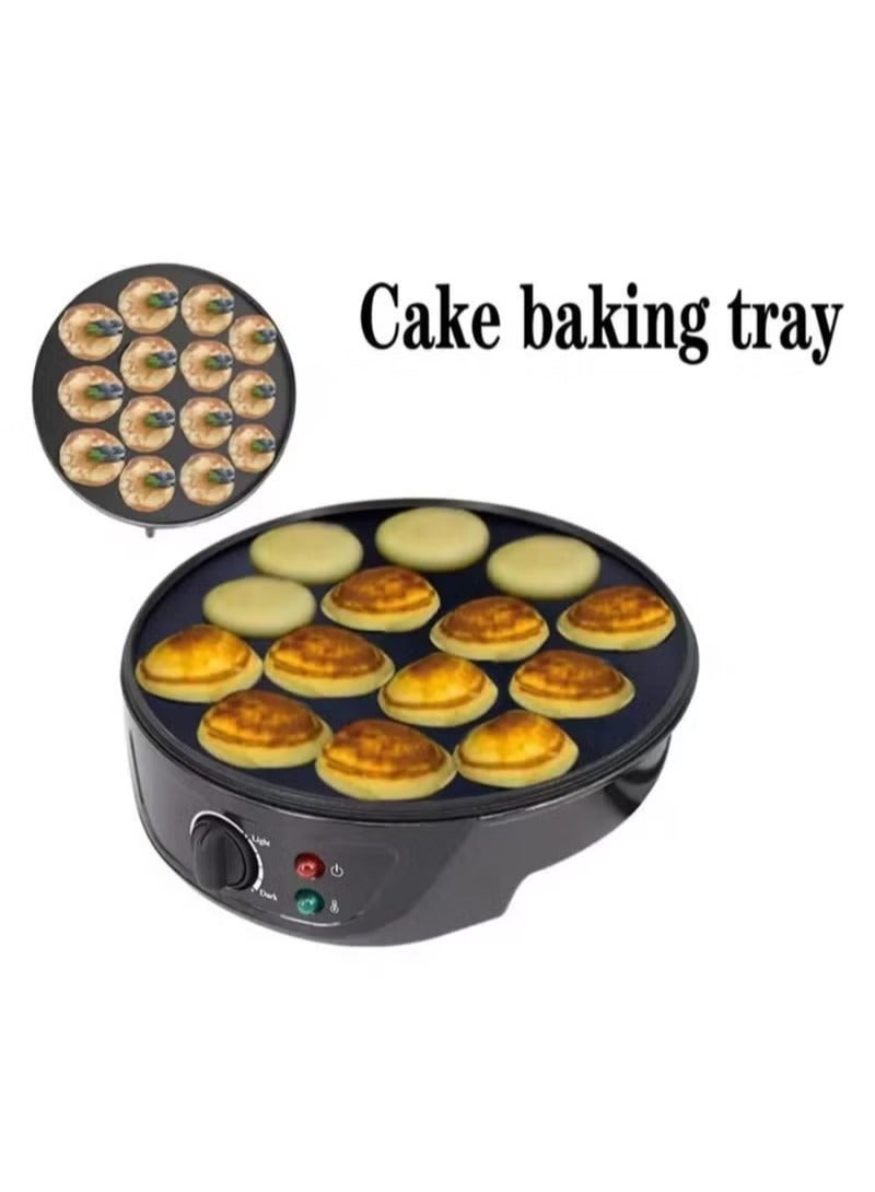 Denx Pancake Maker 1000W Black 14 pieces - Image 1