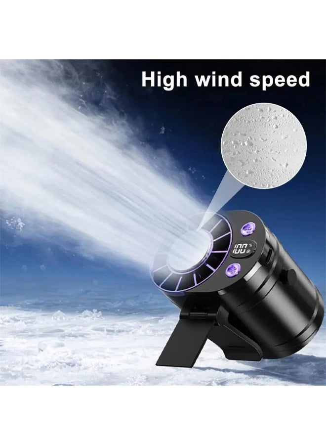 Portable Waist Worn Cooling Fan Rechargeable Personal Neck Fan for Outdoor - Image 3