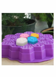 Y&D 2 Pack Silicone Ice Molds Trays MoldReusable Bakeware Maker Stick Kitchen Baking Pans Cube for Making Candy Chocolate Muffin Cup, Pink & Purple  - Image 5