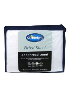 Silentnight Luxury Fitted Sheet Soft Cotton Sateen  - Image 1