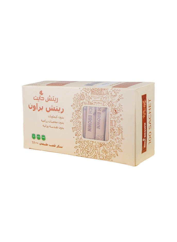 Rich Diet Rich Brown Sugar 100 Packets