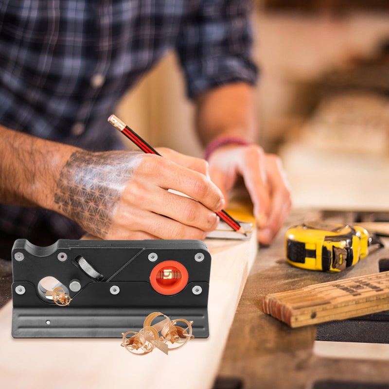 Carpenter Chamfer Plane Black for Precise Edge Beveling Wood Planer - Image 5