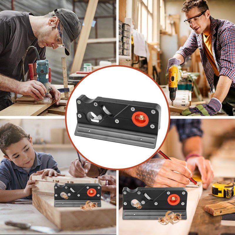Carpenter Chamfer Plane Black for Precise Edge Beveling Wood Planer - Image 4