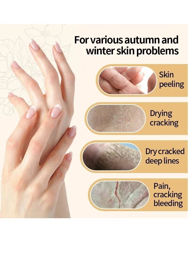 SADOER Collagen Anti Wrinkle Hand Cream, Nourishing Whitening Moisturizing Skin Care Cream, Fast Absorbing Anti Ageing Hand Cream, Smooth And Soft Skin Crack Repair Cream To Remove Wrinkles Darkness 30g - Image 4