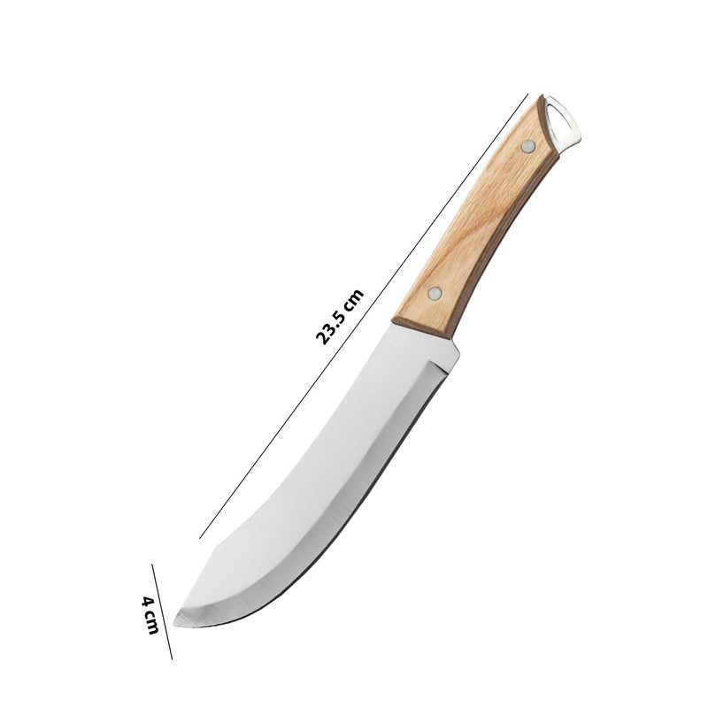 Captoola سكين الطهاة الصينية 79 بوصة كابتولا حادة مثل الشفرة مجموعة سكاكين تقطيع الخضار وسكين الجزار مع عصا الشحذ مجموعة من 2 - Image 2