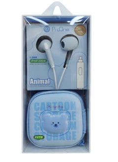 ProOne ProOne PHF3908 Handsfree With Cute Carrying Case,Wired In-Ear Headphones with Mic & Volume Control, Noise Isolating, Beautiful Design, 14.2mm Speaker, 3.5mm, Lightweight, Earphone For Kids and Adults  - Image 1