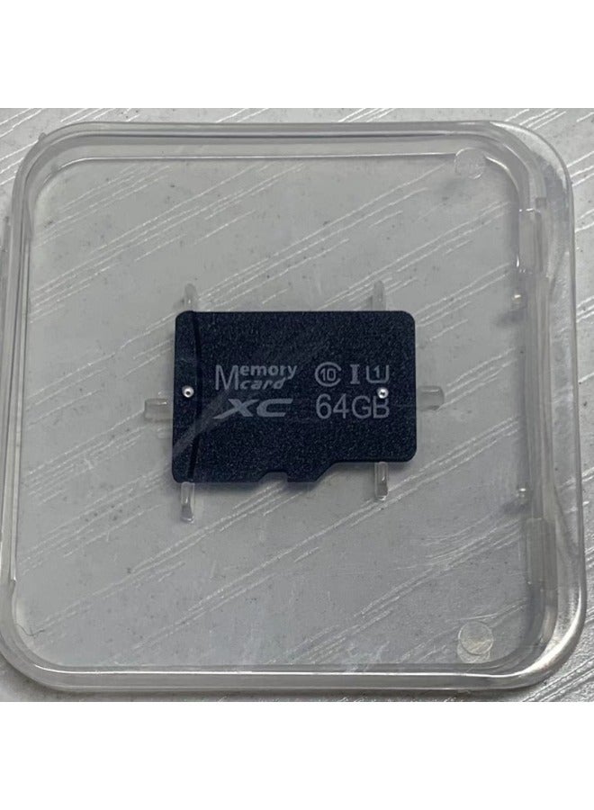 Sports Camera Driving Recorder High-speed Memory Card 64GB Driving Recorder Memory Card Monitoring TF Card Cross-border-Color:Black-Capacity:32GB