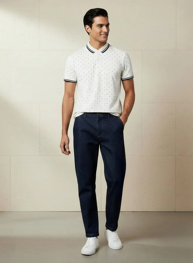 Splash FAV Men Short Sleeve Printed Polo T-shirt