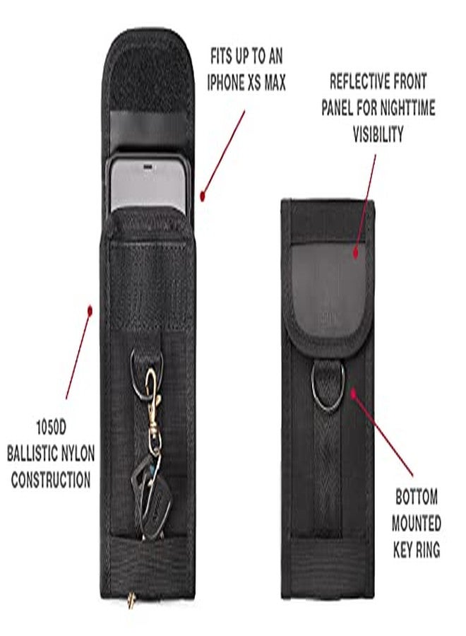 كروم جراب هاتف كبير من كروم إندستريز - جراب هاتف محمول يناسب حتى آيفون Xs ماكس، أسود - Image 3