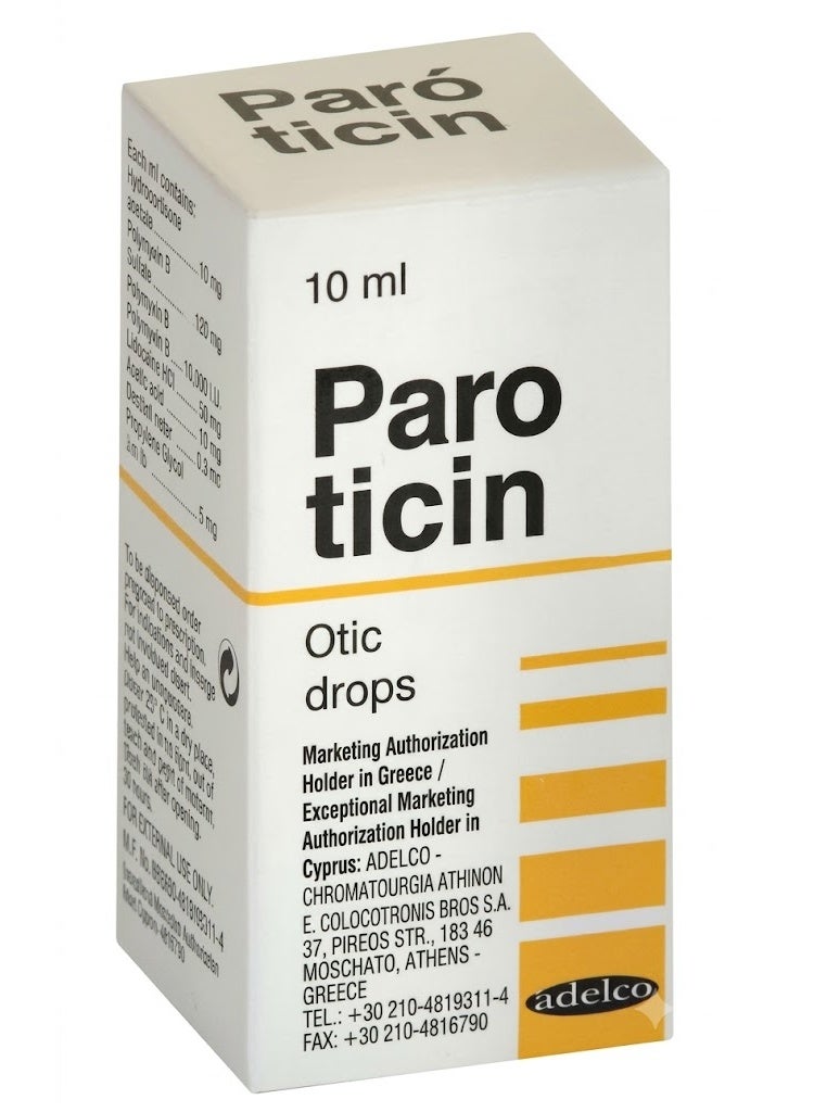 Paroticin Ear Drops 10ml