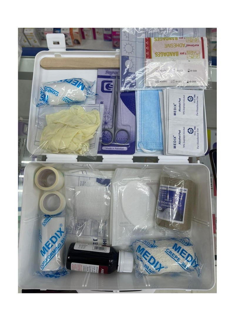 numed صندوق الإسعافات الأولية متوسط مع الأدوية - Image 2