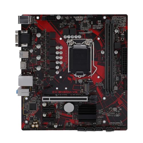 SASKATE EX B460M V5 ATX Motherboard with DDR4x2 DIMM for LGA 1200 10th Gen CPU,PCI E 3.0 Supports, Realtek LAN, ALC887 Sound Chip - Image 3