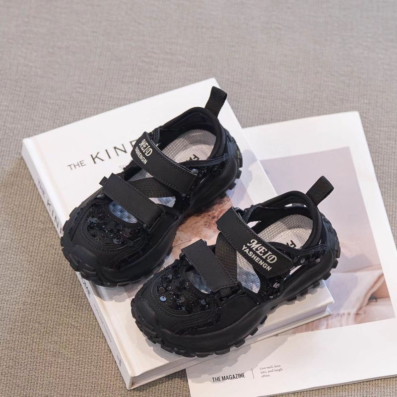 Children'S Sandals Sneaker Girls Sandals Summer Women'S Net Shoes Summer Big Children'S Shoes Girls Bag - Image 4
