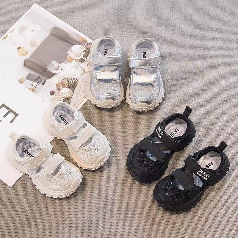 Children'S Sandals Sneaker Girls Sandals Summer Women'S Net Shoes Summer Big Children'S Shoes Girls Bag - Image 2