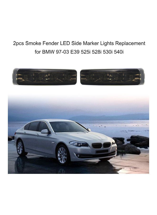 نيبمينينت 2 قطعة من مصابيح الإشارة الجانبية LED لسيارات BMW 97-03 E39 / 525i 528i 530i 540i  - Image 3