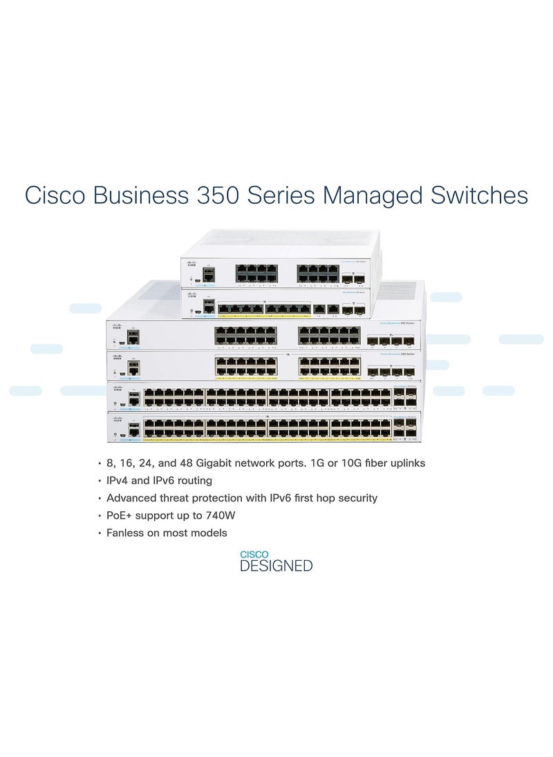 Cisco Business CBS350-24P-4G Managed Switch | 24 Port GE | PoE | 4x1G SFP | Limited Lifetime Protection (CBS350-24P-4G) - pzsku/Z828B25BA9F19FE696A92Z/45/_/1707282141/8abd0ab8-08c2-4ed1-8c1e-e3cf812abff5