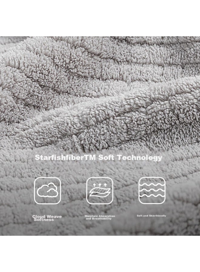 Sanli Antibacterial Towels, 3-pack, High-tech Absorbent Quick-drying Lint-free Face Towels For Men And Women - Image 4