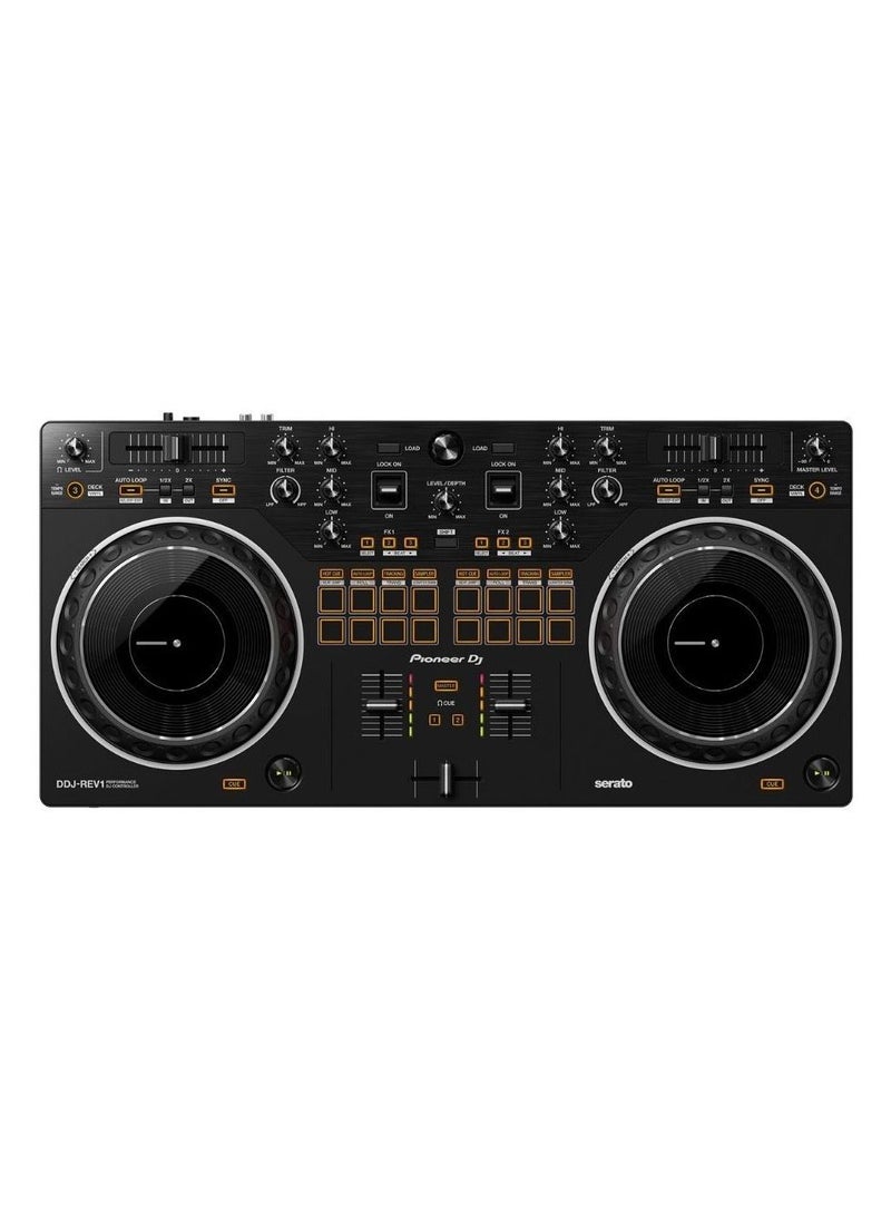 Pioneer DJ - Pioneer DJ DDJ-REV1 Scratch-style 2-channel DJ controller for Serato DJ Lite - Black - Image 1