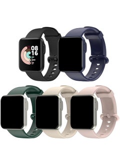 Monuary Straps Compatible with Xiaomi Redmi Watch 3/3 Active/Lite/Lite 2, TPU Anti-Lost Replacement Bands for Redmi Watch 3, Comfortable and Breathable, Adjustable Length
