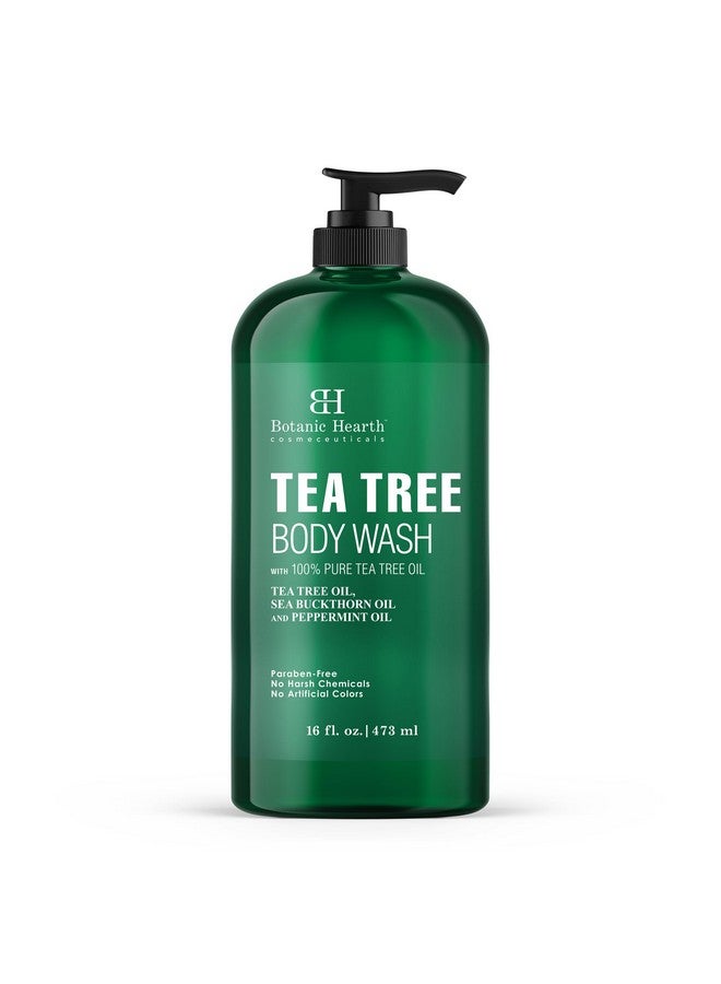 بوتانيك هيرث غسول الجسم بخلاصة شجرة الشاي من بوتانيك هيرث يساعد على علاج الأظافر وعلاج سعفة القدم والحكة ورائحة الجسم، يهدئ الحكة ويعزز صحة البشرة والقدمين، برائحة طبيعية 16 أونصة سائلة - Image 1