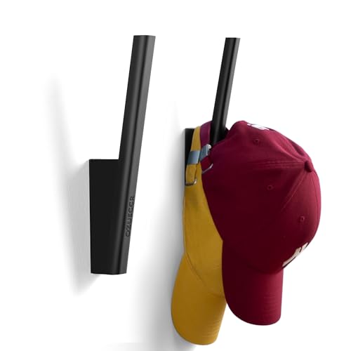 Ozueccr Hat Rack for Baseball Caps – Wall Mounted Vertical Hat Holder, Multi-Purpose Wall Hook, Closet Cap Organizer, Sturdy Compact, Easy to Install - Image 1