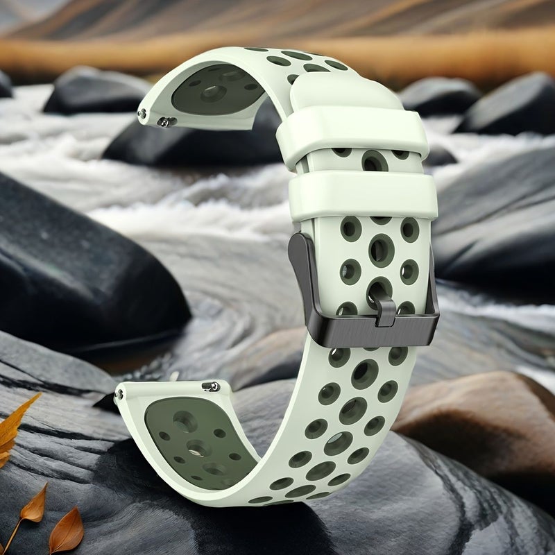 Multicolor 20mm Silicone Strap for Huawei Watch 43 GT3 Pro - Image 1