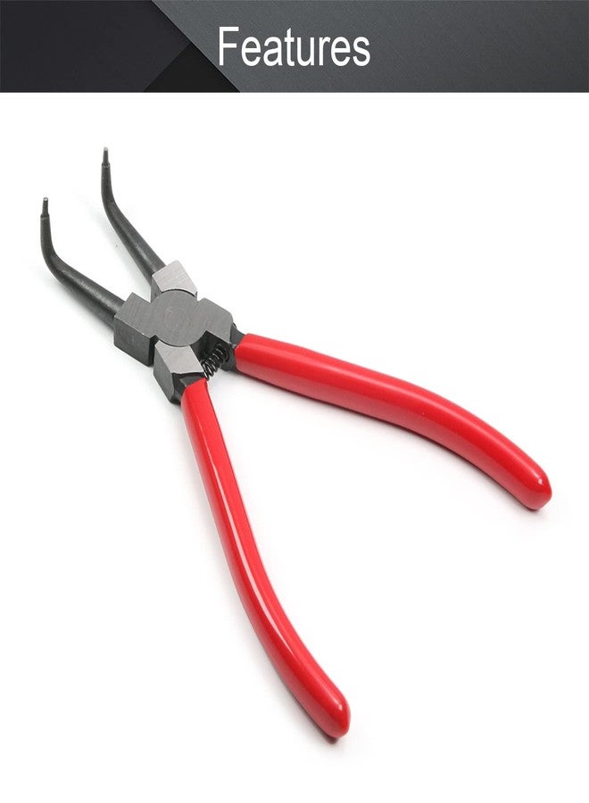 Utoolmart Internal Snap Ring Pliers 7 Inch 90 Degree Bent Retaining Ring Pliers Precision Circlip Pliers - Image 3