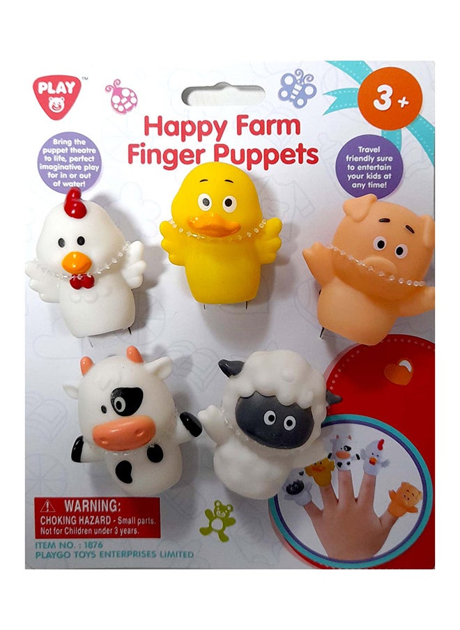 PLAYGO Happy Farm Finger Puppets  - Image 1
