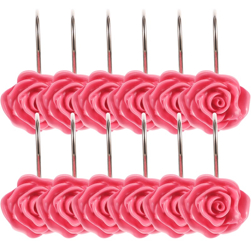 Decorative Shower Curtain Rings, Stylish Hooks Suitable for Modern Home Interiors - Image 1