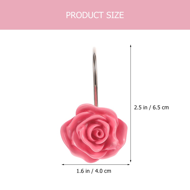 Decorative Shower Curtain Rings, Stylish Hooks Suitable for Modern Home Interiors - Image 2