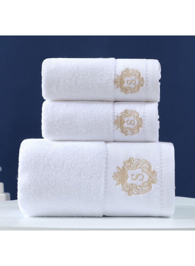 Luxury cotton towel set 3 pieces softs