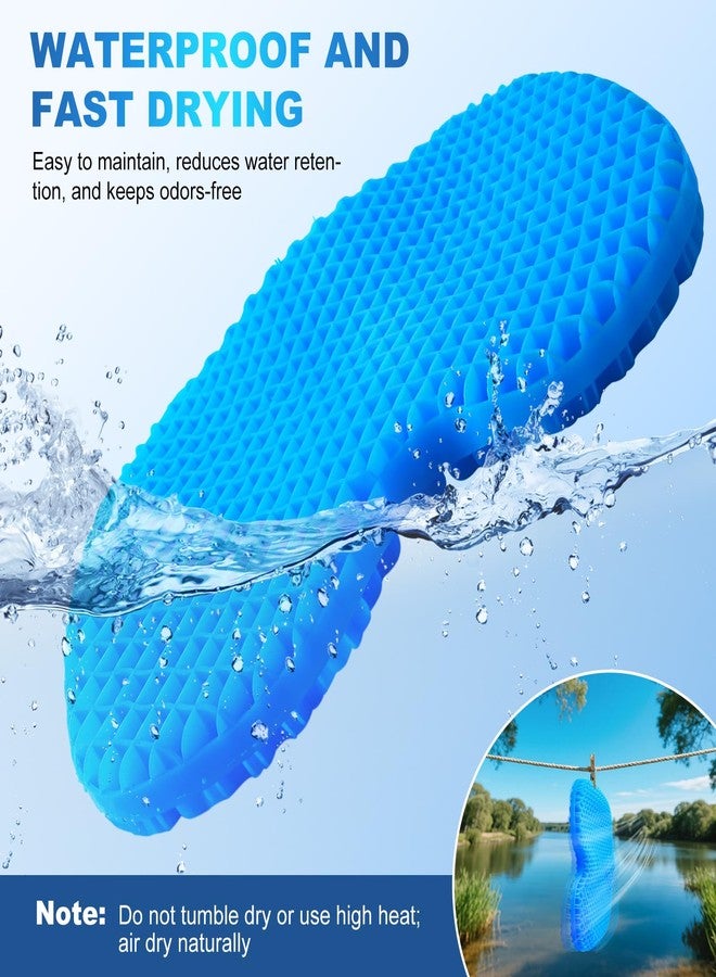 CHERAINTI Kayak Seat Cushion, 16 Inch Thicken Gel Seat Cushion, Waterproof Non-Slip Gel Cushions for Pressure Relief with Storage Bag and 2 Cloth Covers for Canoe Boat Kayak Fishing - Image 5