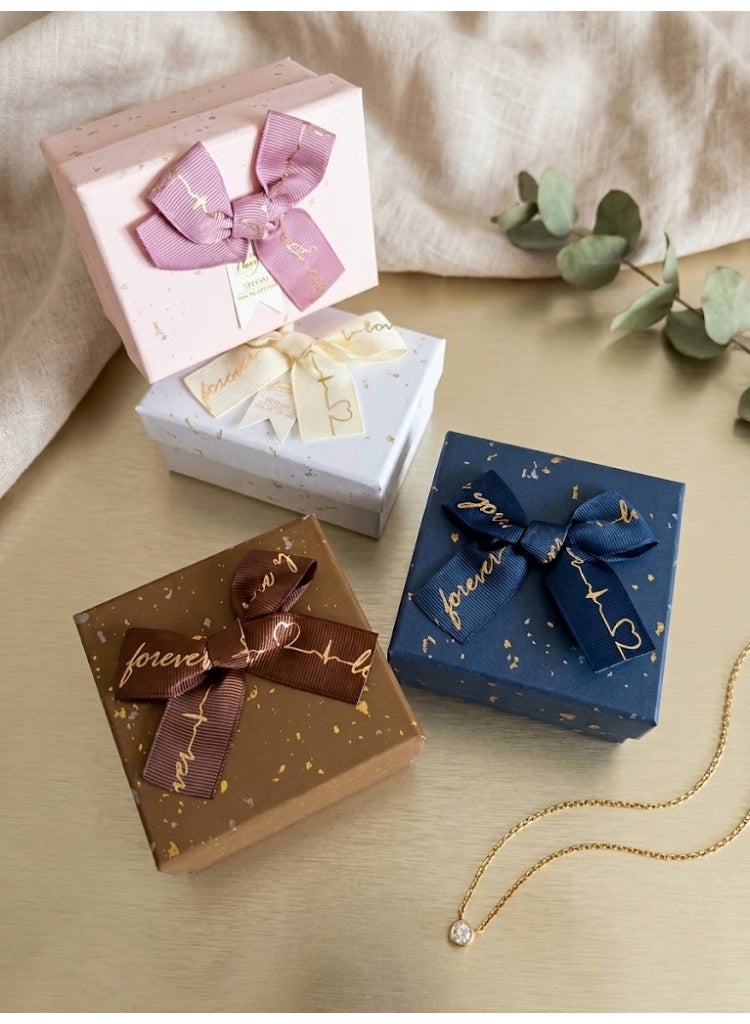 Small Decorative Gift Boxes with Ribbon Bows - Image 4