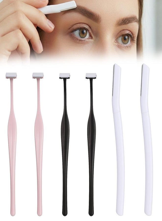 مجموعة من 6 شفرات ديرمابلان للوجه، شفرات للحواجب، شفرة صغيرة للوجه لإزالة شعر الوجه، أدوات تقشير متعددة الأغراض للنساء والرجال - Image 1