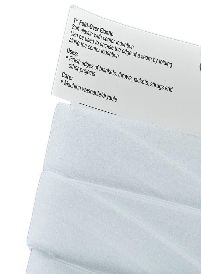 Dritz Fold-Over Elastic 1'X7yd-White - Image 4