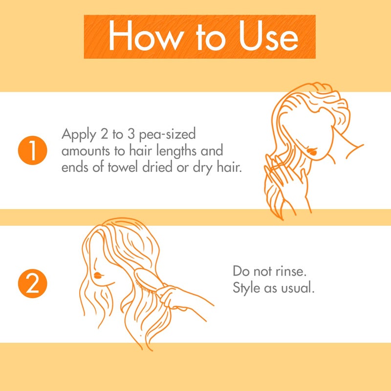 Klorane Nourishing Leave-in Cream with Mango Butter, Moisturize, Hydrate and Smoothe Dry Hair, Paraben, Silicone, Sulfate Free, 4.2 oz. - Image 3